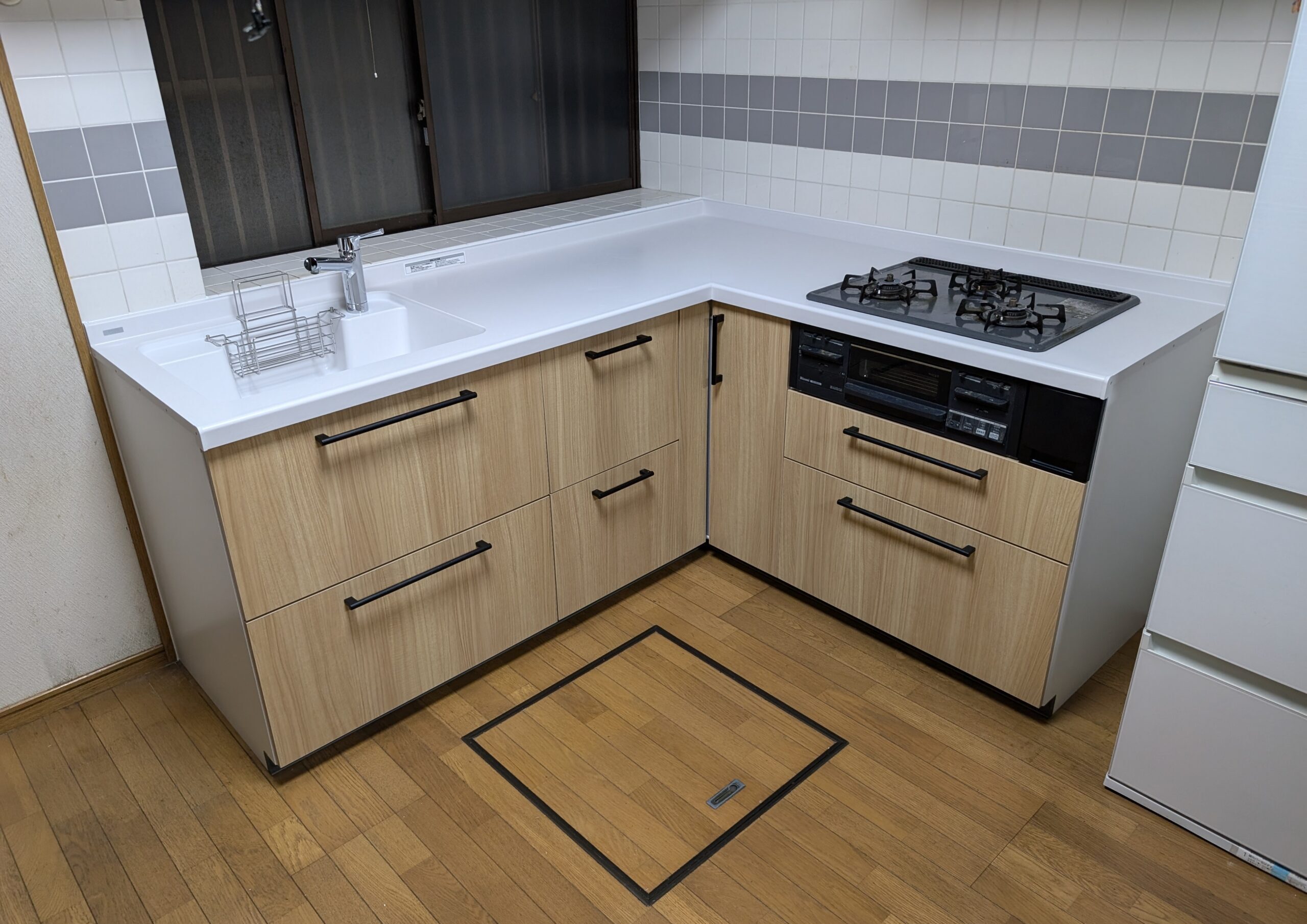 奥行きを生かして広々としたキッチンへ🏠（豊川市M様邸）