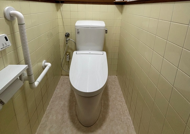 INAXアメージュへトイレリフォーム🚽内装も一新して明るい空間に✨(湖西市K様邸)